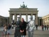 Tin Man in front of Brandenburg